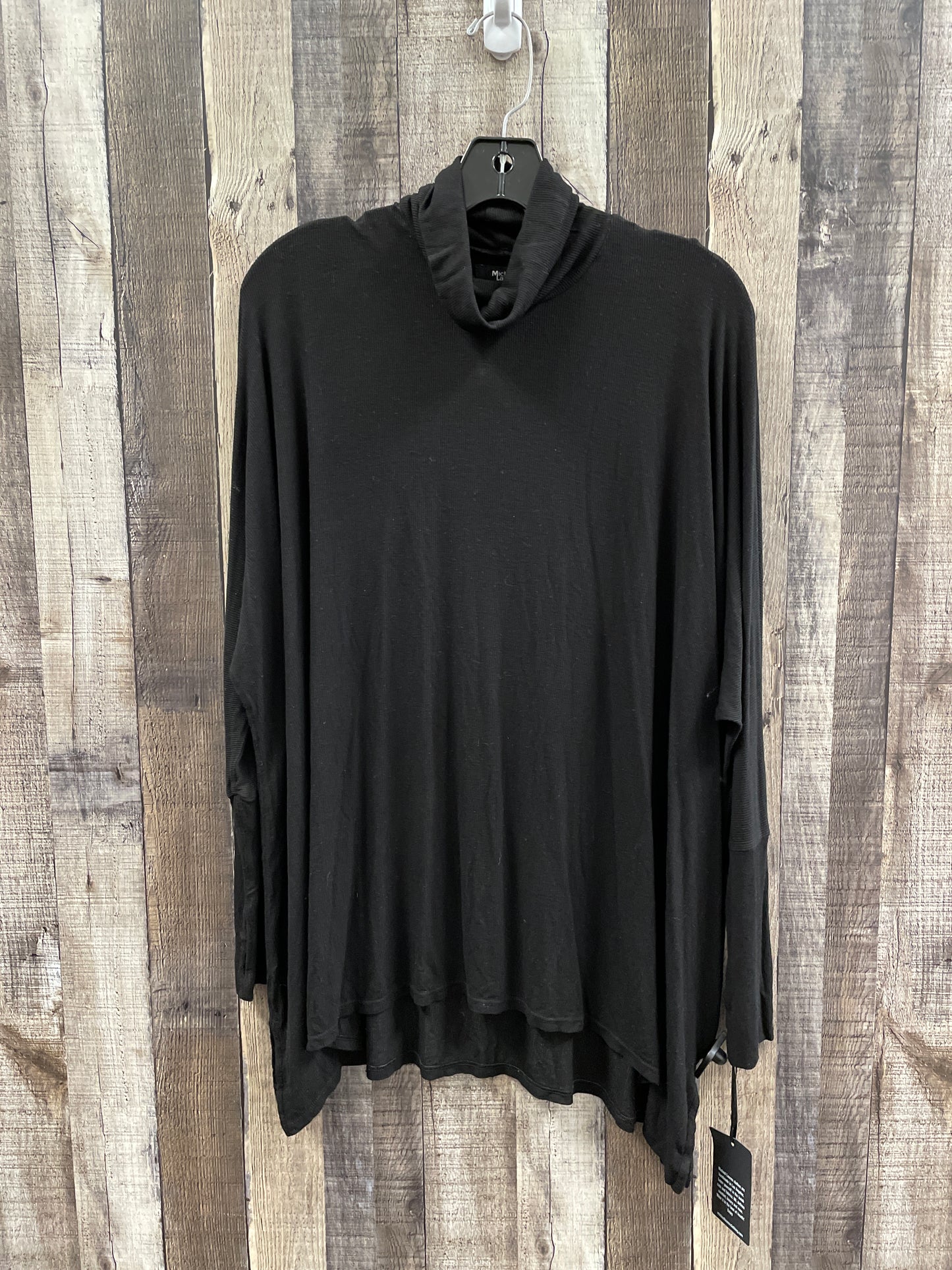 Tunic Long Sleeve By Cme In Black, Size: M