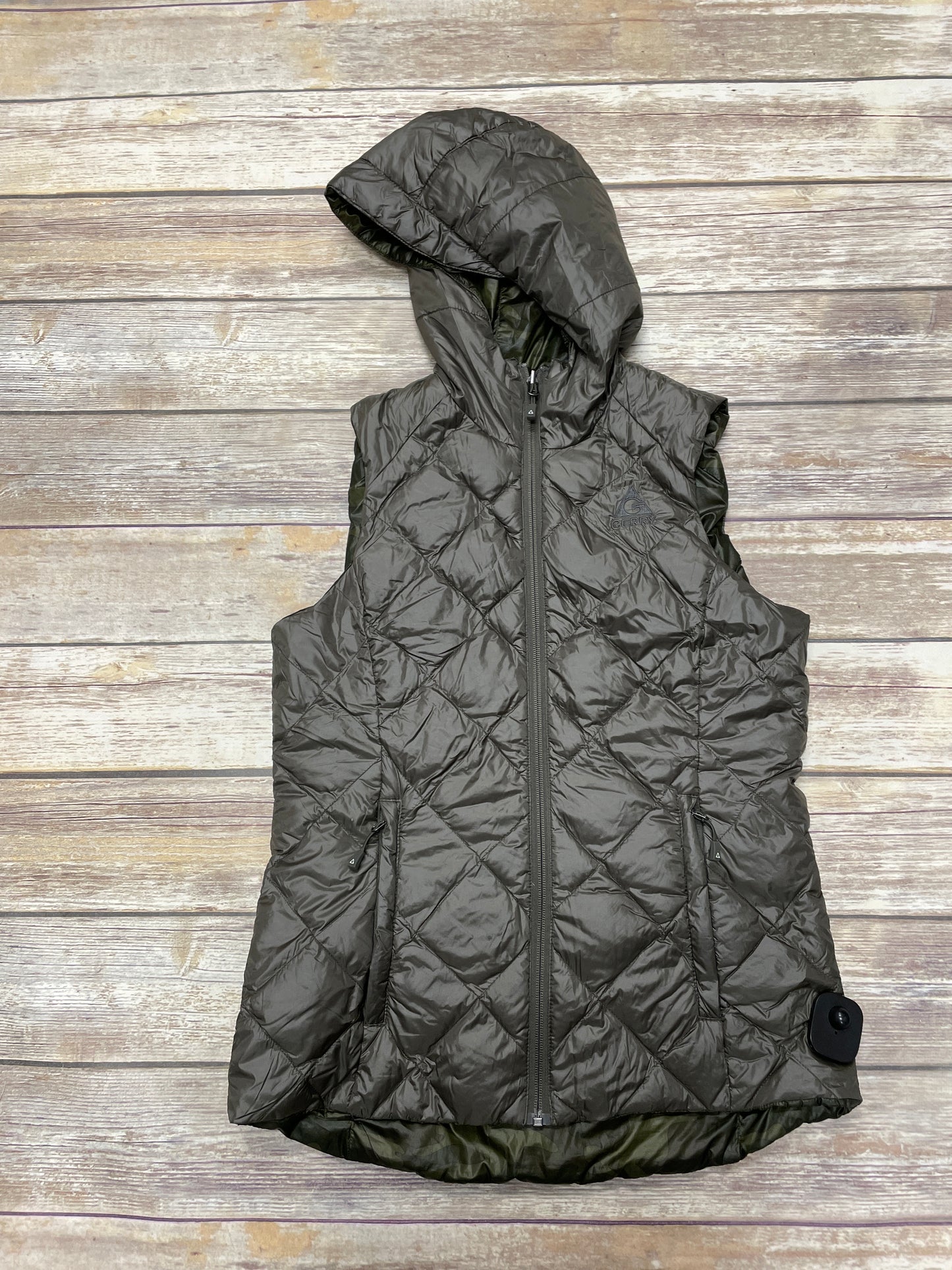 Vest Faux Fur & Sherpa By Cme In Green, Size: S