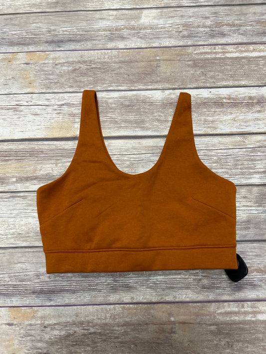 Orange Athletic Bra Under Armour, Size M