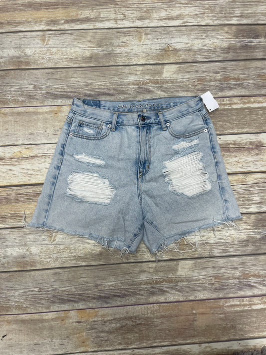 Shorts By American Eagle In Blue Denim, Size: 4