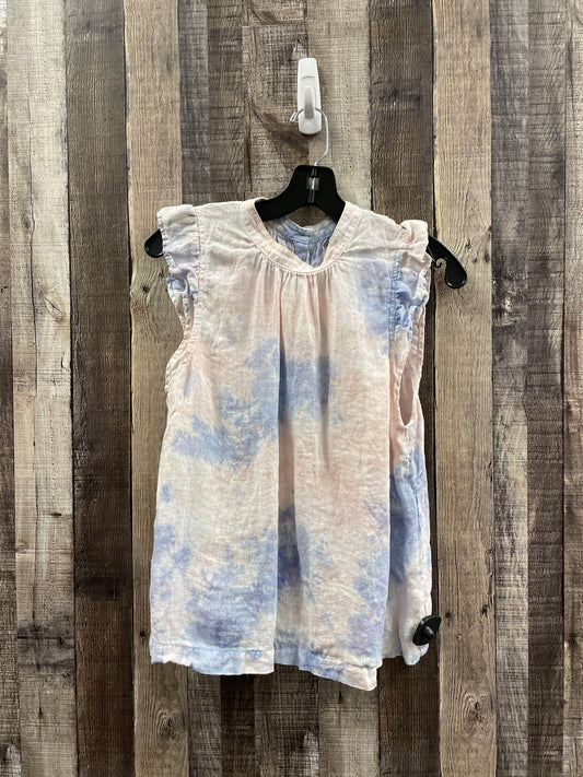 Top Sleeveless By Cloth & Stone In Tie Dye Print, Size: M