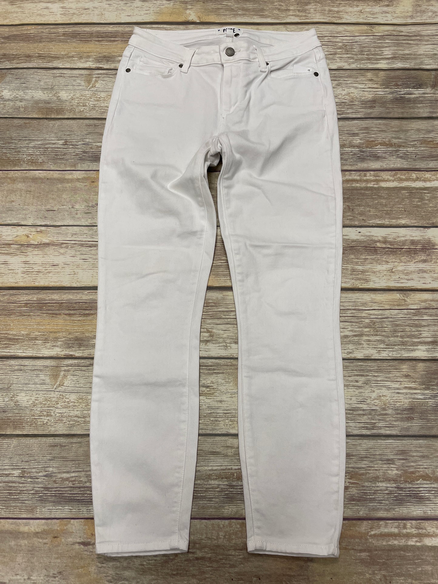 Jeans Skinny By Paige In White, Size: 6