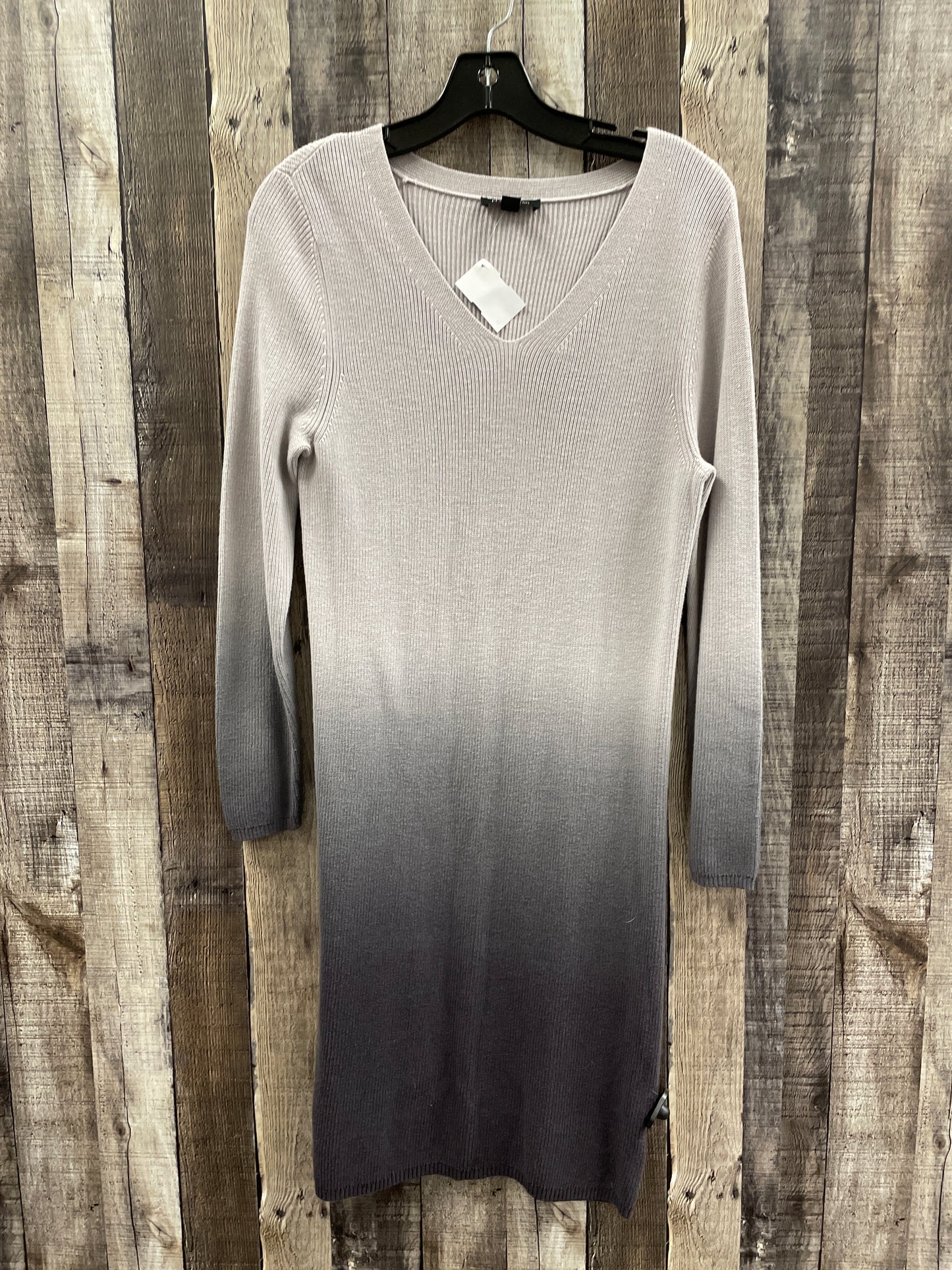 Dress Casual Midi By Halston In Grey, Size: S