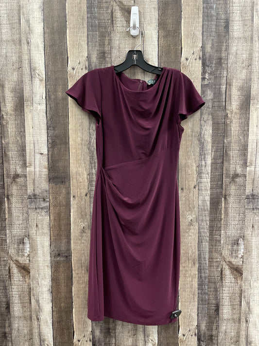 Dress Work By Ralph Lauren In Purple, Size: S