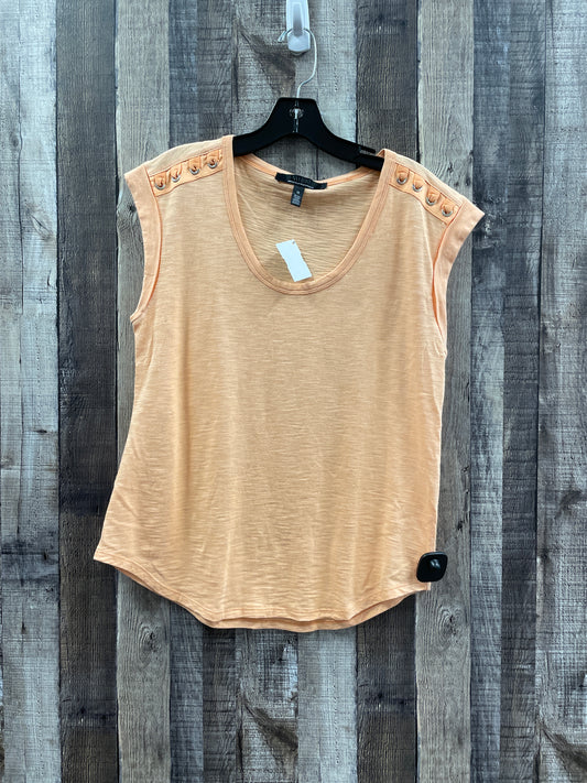 Top Sleeveless By White House Black Market In Orange, Size: M