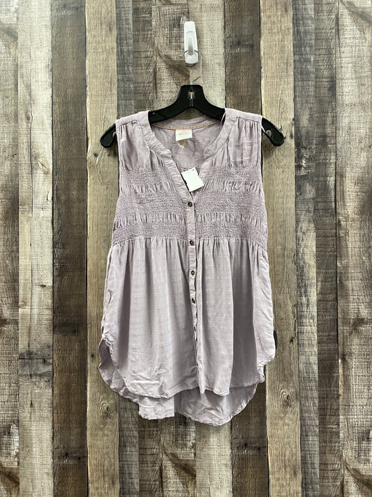 Top Sleeveless By Knox Rose In Purple, Size: M