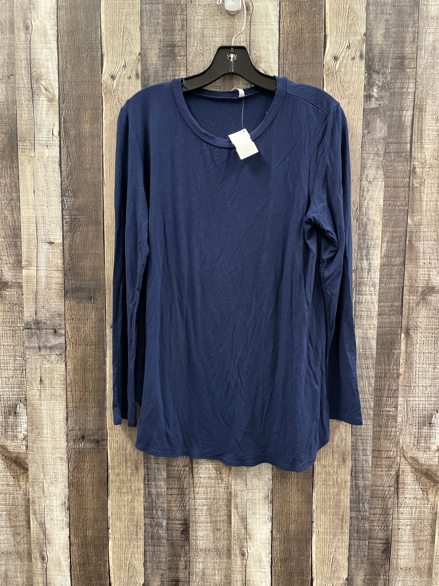 Tunic Long Sleeve By Azules In Navy, Size: Xl