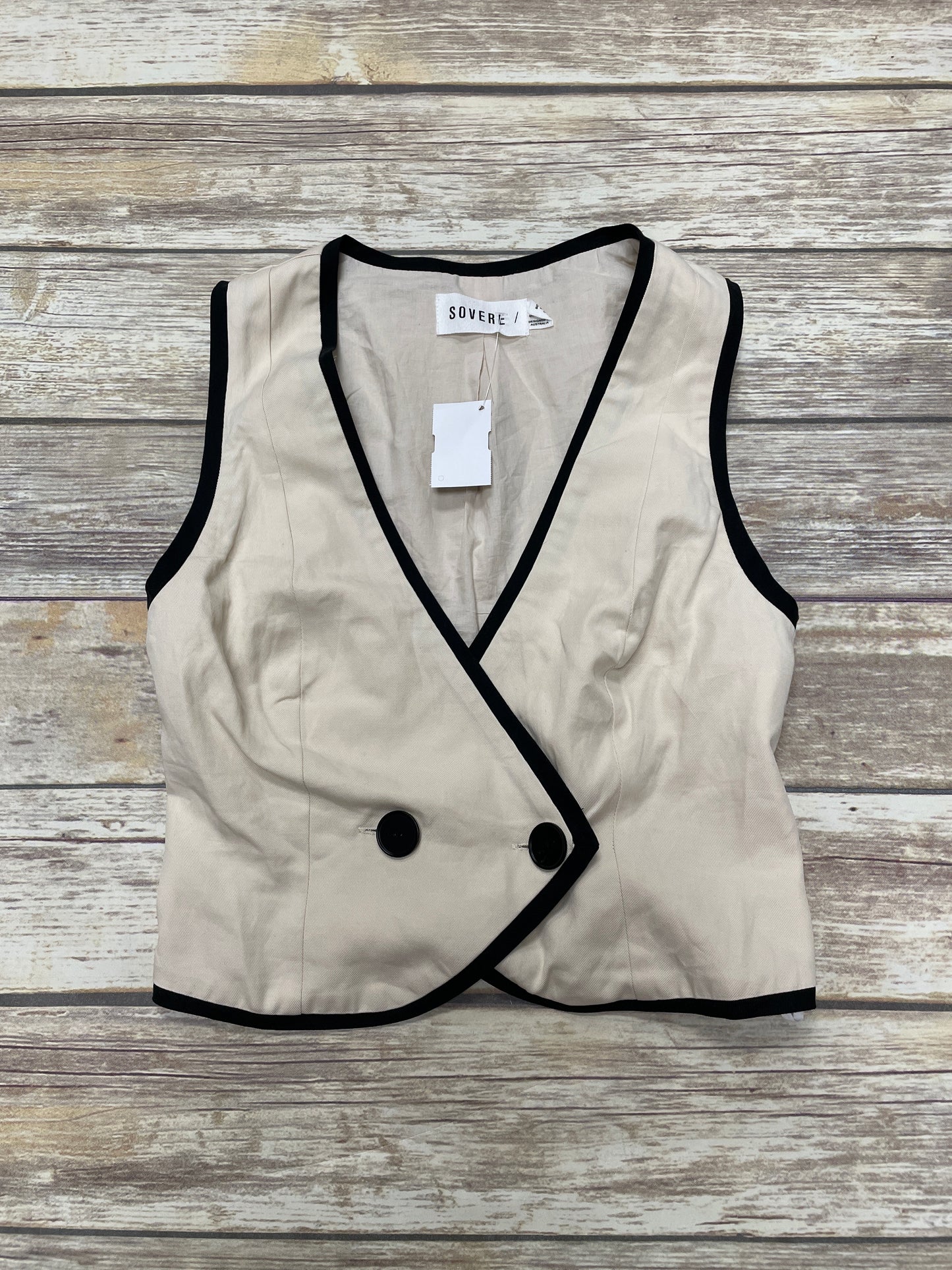 Vest Other By Cme In Tan, Size: S