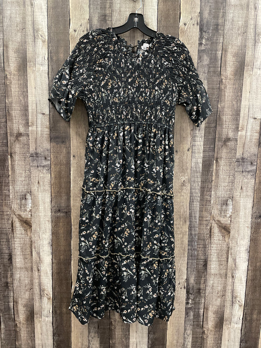 Dress Casual Midi By Polygram In Black, Size: S