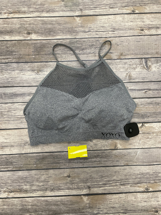 Athletic Bra By Xoxo In Grey, Size: Xl