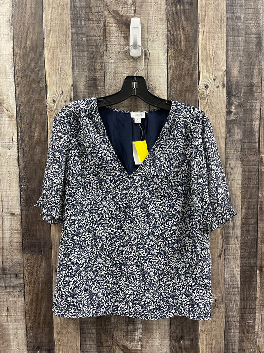 Top Short Sleeve By J. Crew In Blue, Size: S