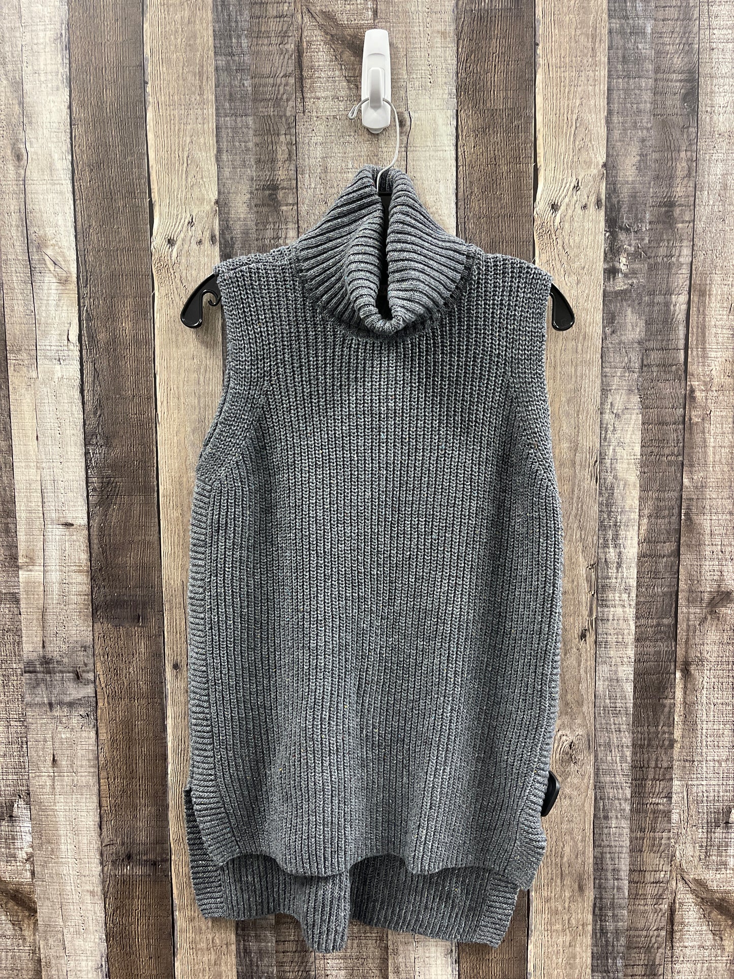 Vest Sweater By Merona In Grey, Size: L