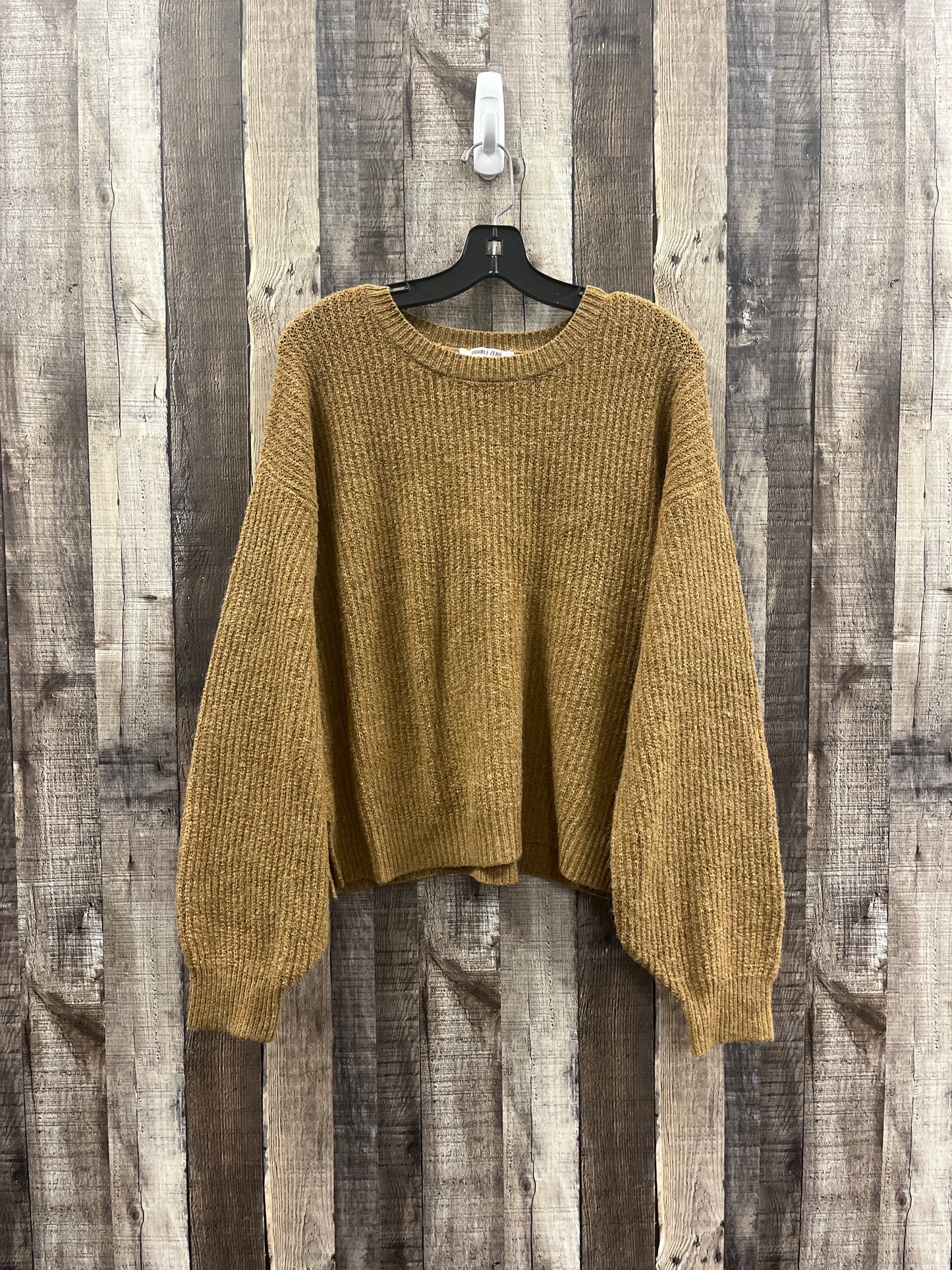 Sweater By Double Zero In Brown, Size: L