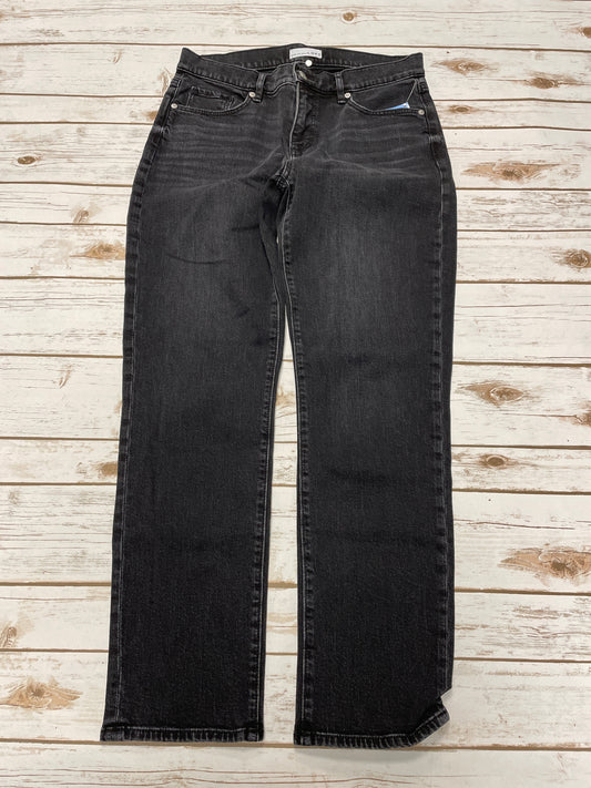 Jeans Straight By Loft In Black, Size: 6