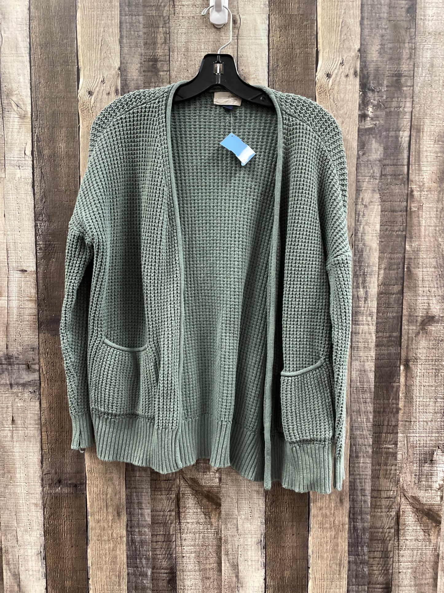 Sweater Cardigan By Universal Thread In Green, Size: S