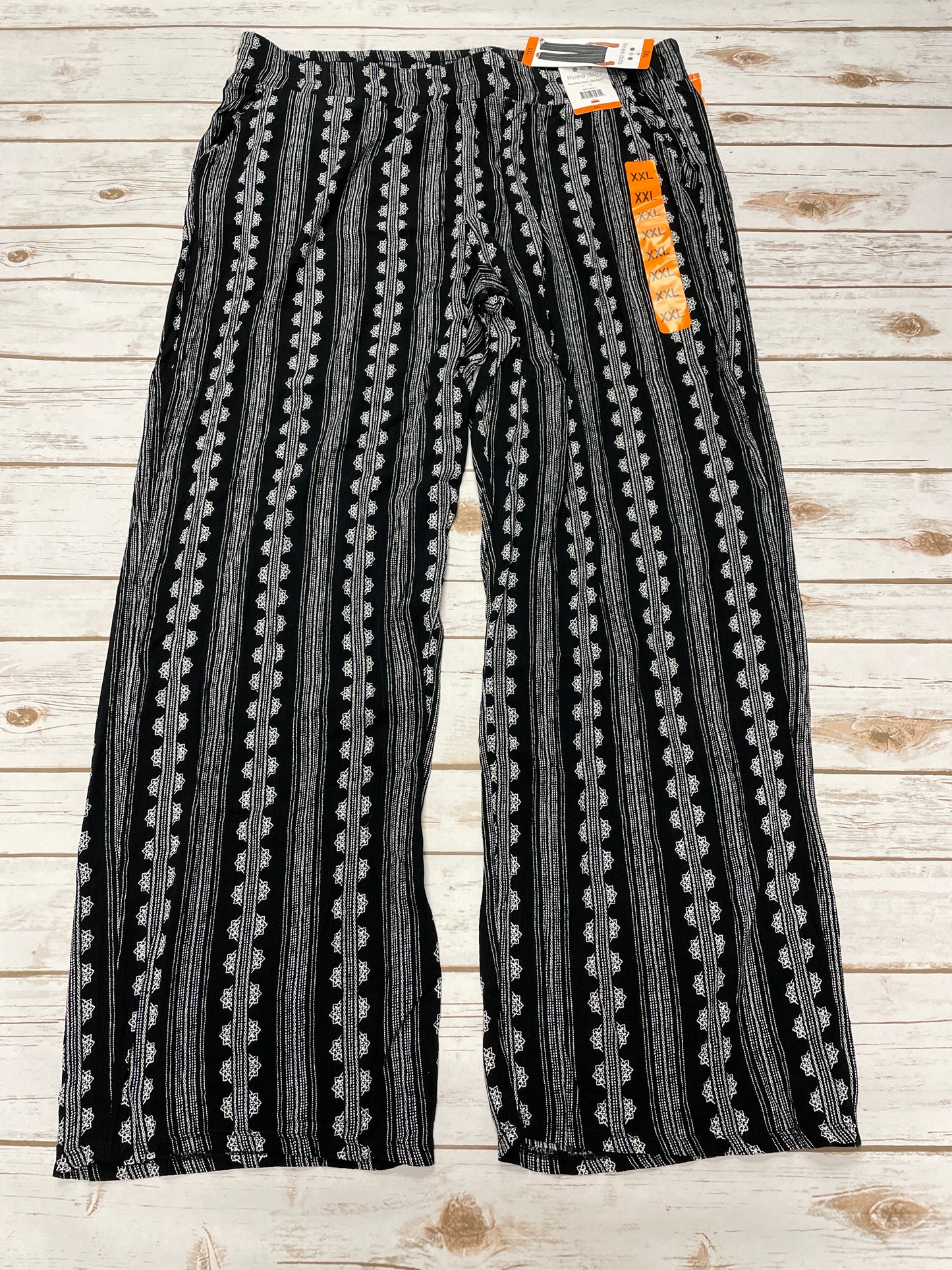 Pants Wide Leg By Three Dots In Black, Size: Xxl