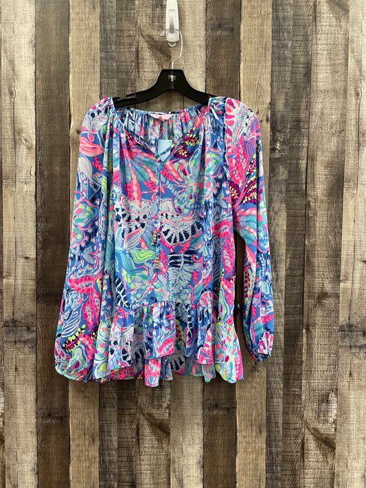 Blouse Long Sleeve By Lilly Pulitzer  Size: M