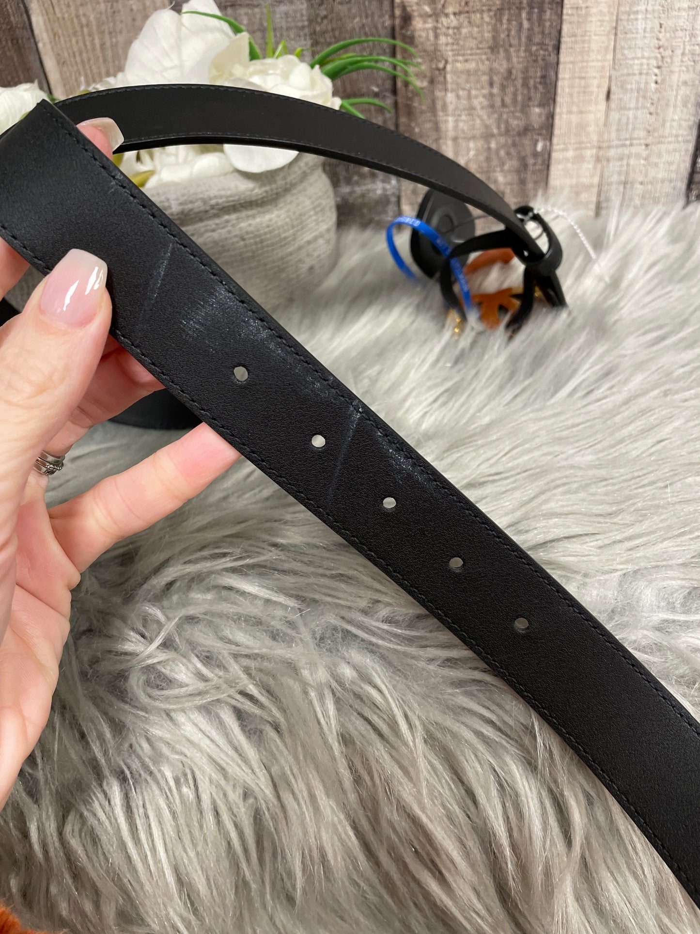 Belt Luxury Designer By Gucci  Size: Small