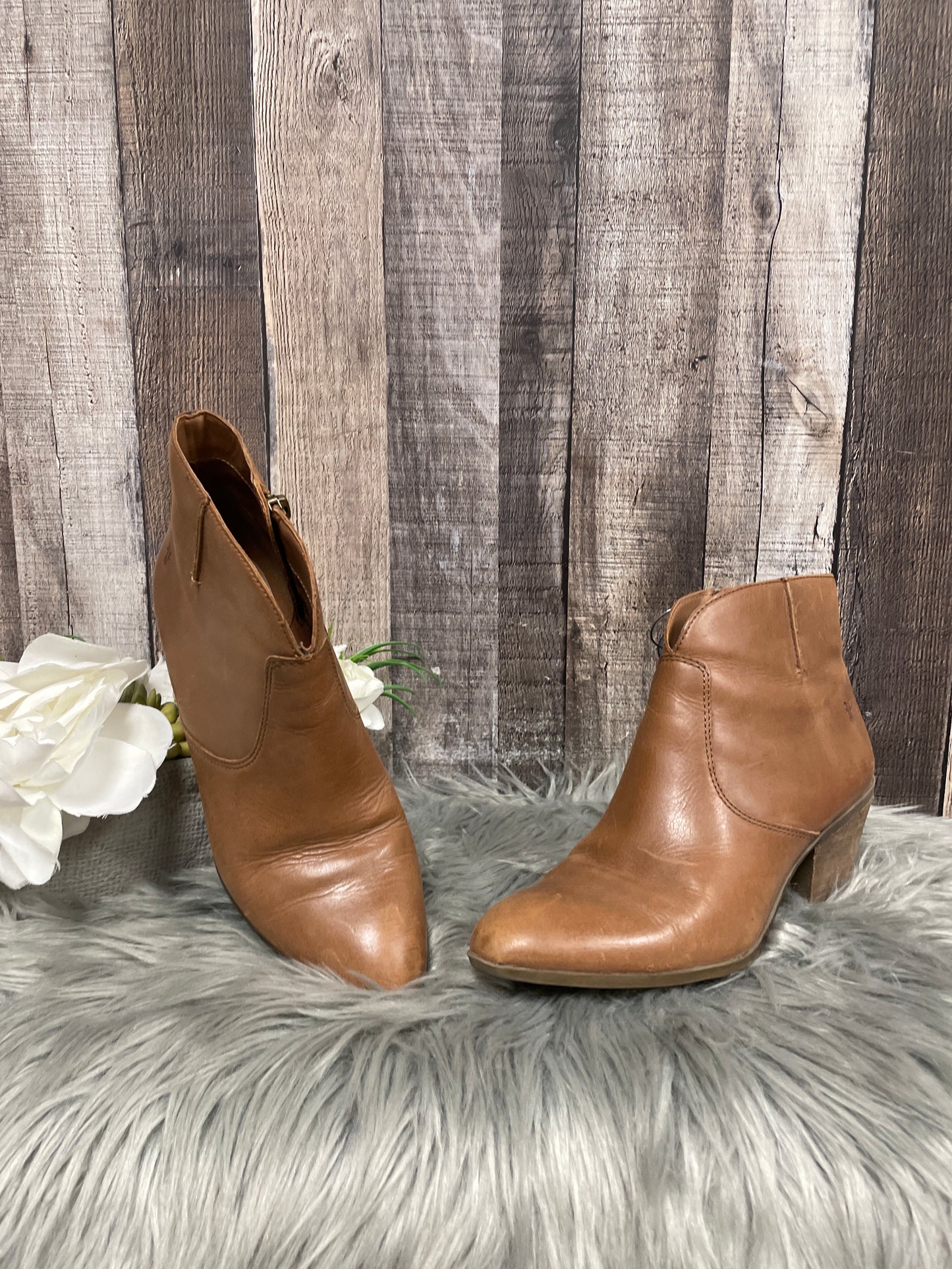 Boots Ankle Heels By Frye  Size: 8.5