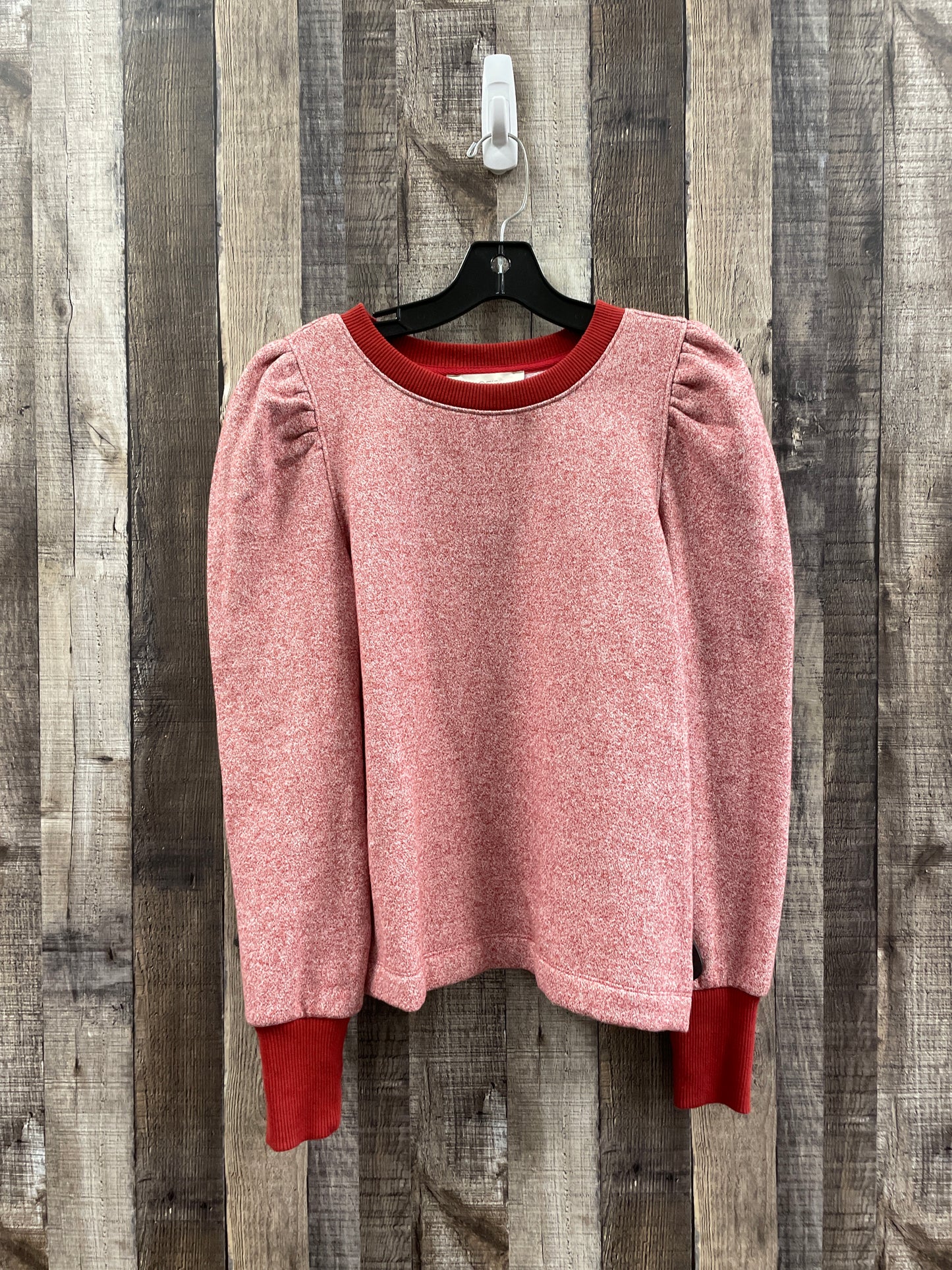 Red Sweatshirt Crewneck Loft, Size Xs