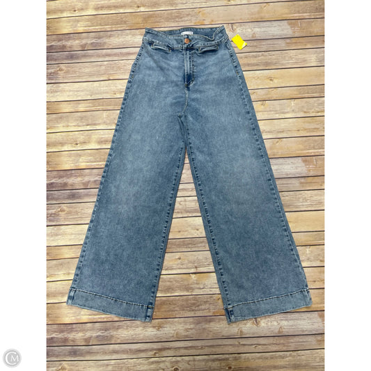 Jeans Wide Leg By Lc Lauren Conrad In Blue Denim, Size: 8
