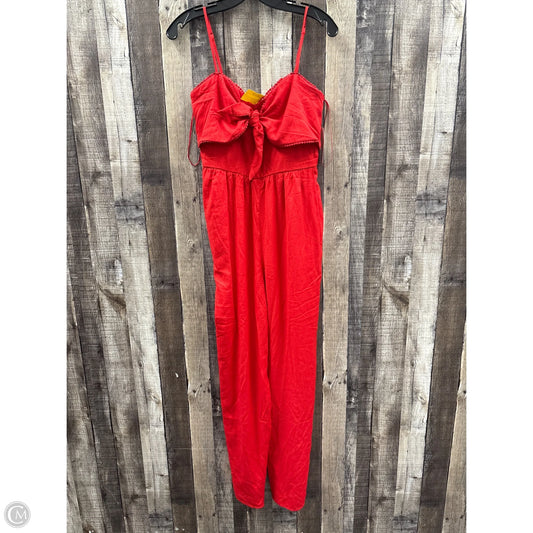 Jumpsuit By Francesca's In Red, Size: S