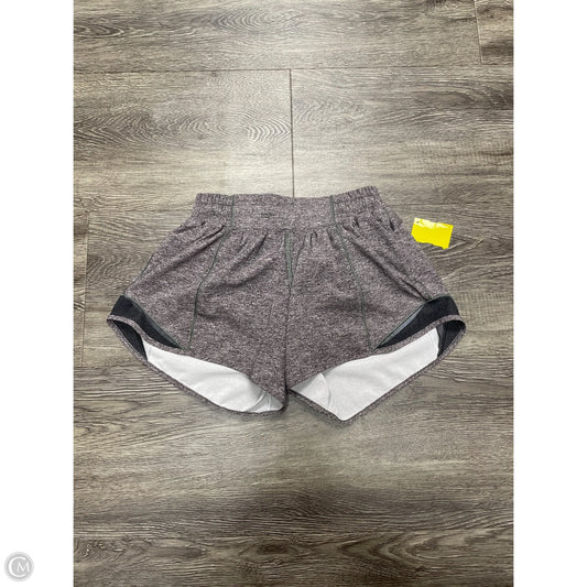 Athletic Shorts By Lululemon In Grey, Size: 4