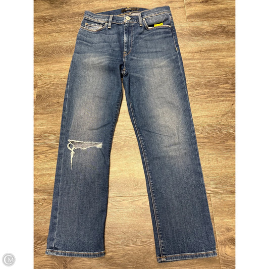 Jeans Straight By Hudson In Blue Denim, Size: 6