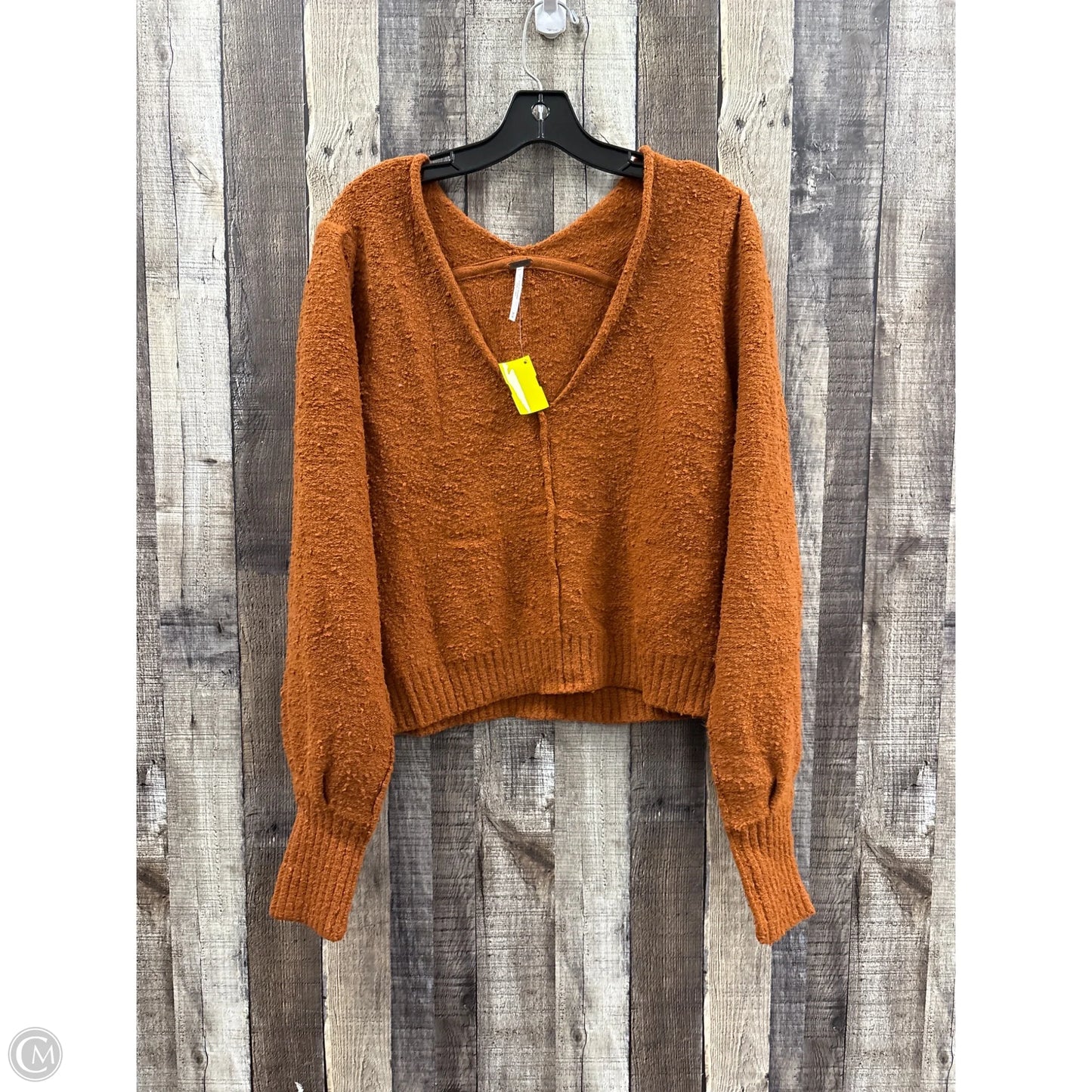 Sweater By Free People In Orange, Size: M