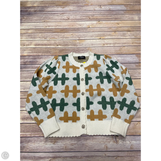 Sweater Cardigan By Cider In Multi-colored, Size: M