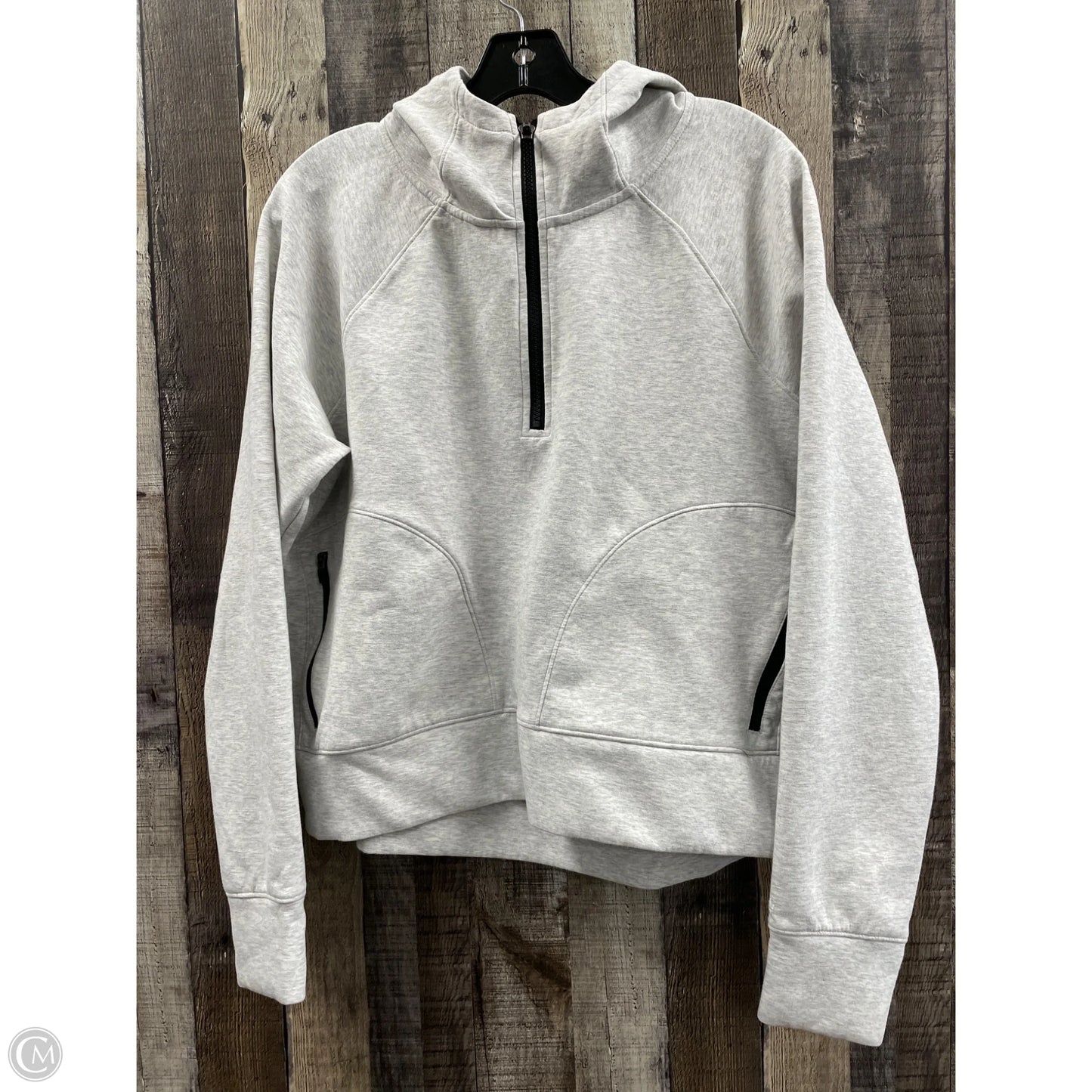 Athletic Jacket By Dsg Outerwear In Grey, Size: L