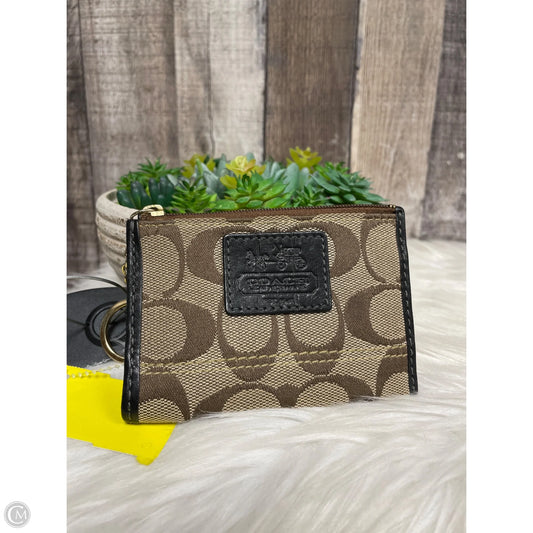 Coin Purse Designer By Coach, Size: Small
