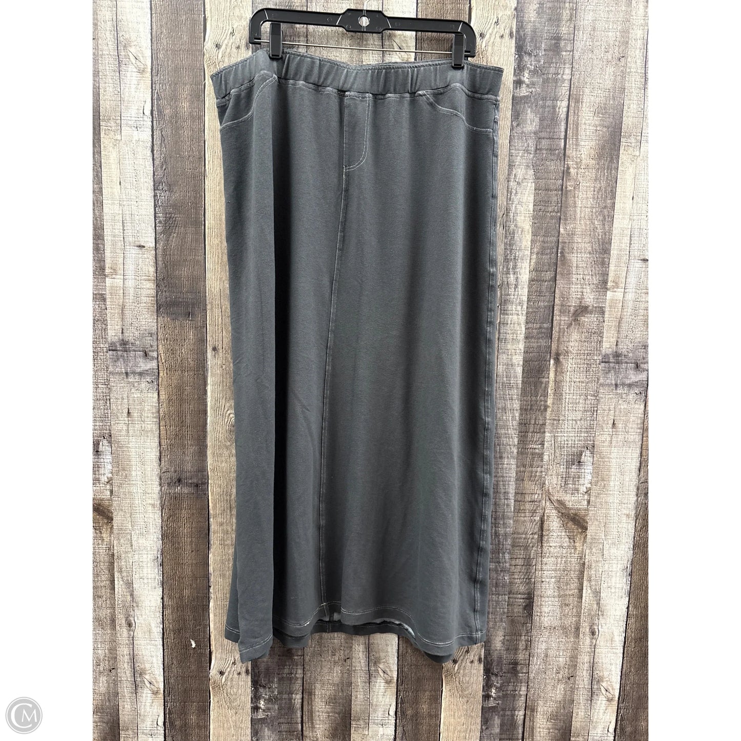 Skirt Maxi By Cmf In Grey, Size: Xl