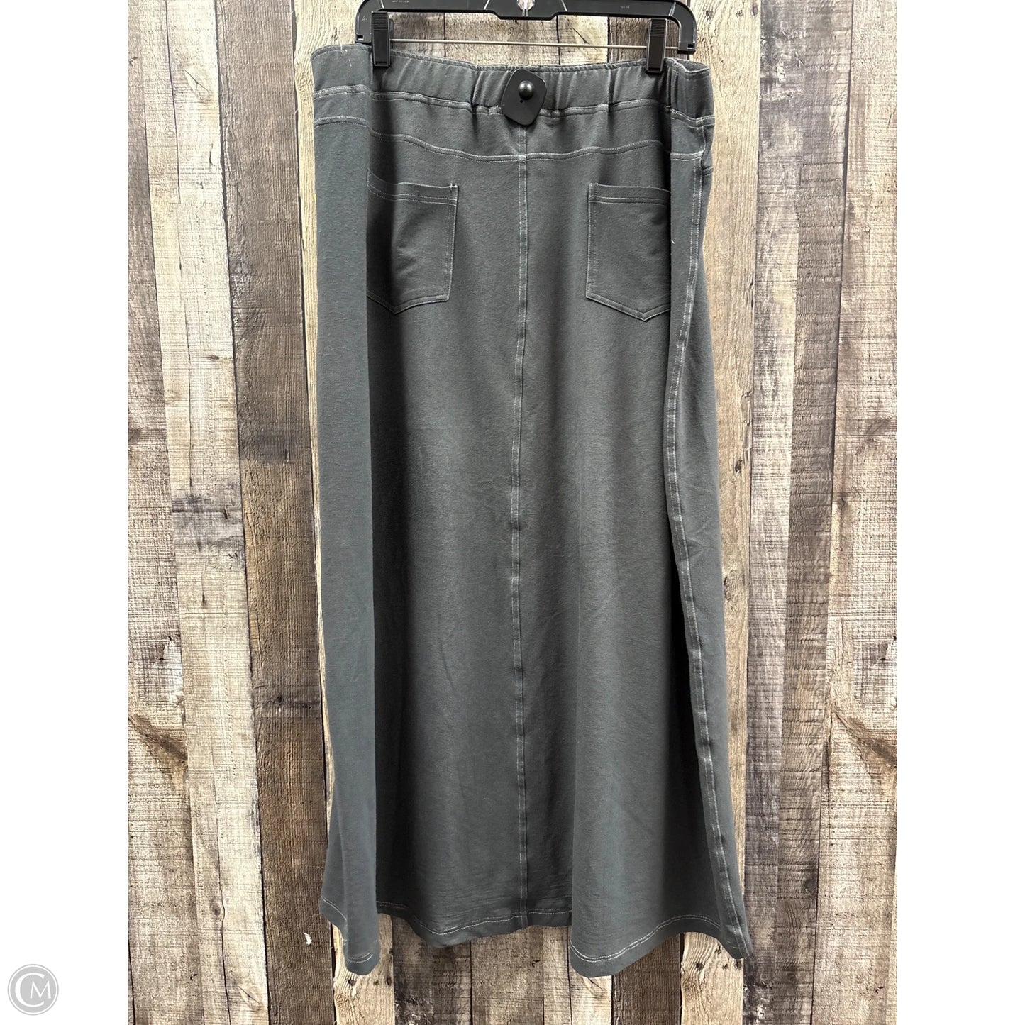Skirt Maxi By Cmf In Grey, Size: Xl