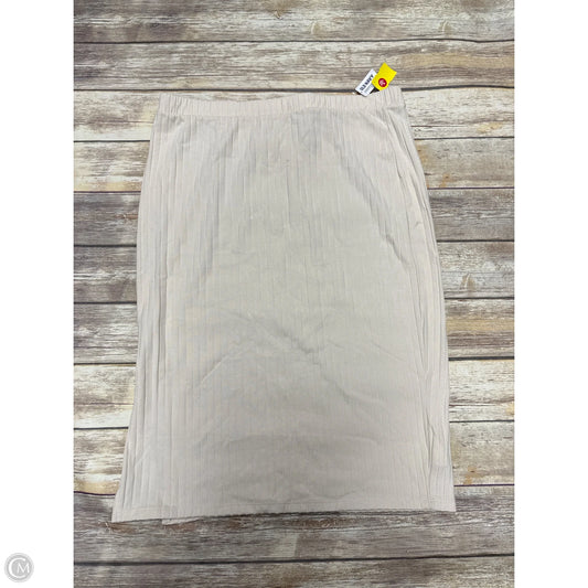 Skirt Maxi By Old Navy In Cream, Size: Xxl