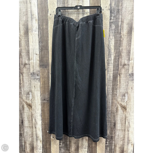Skirt Maxi By Cmf In Black, Size: Xxl