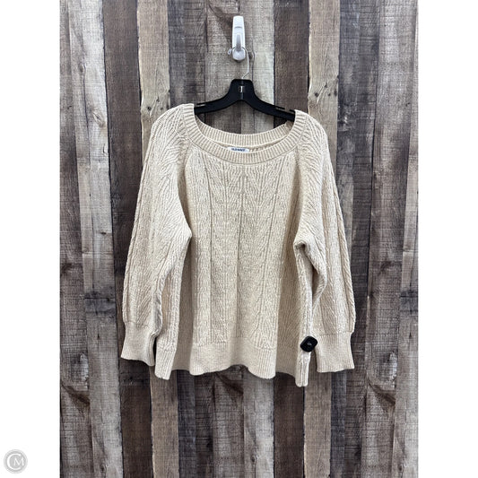 Sweater By Old Navy In Beige, Size: 2x