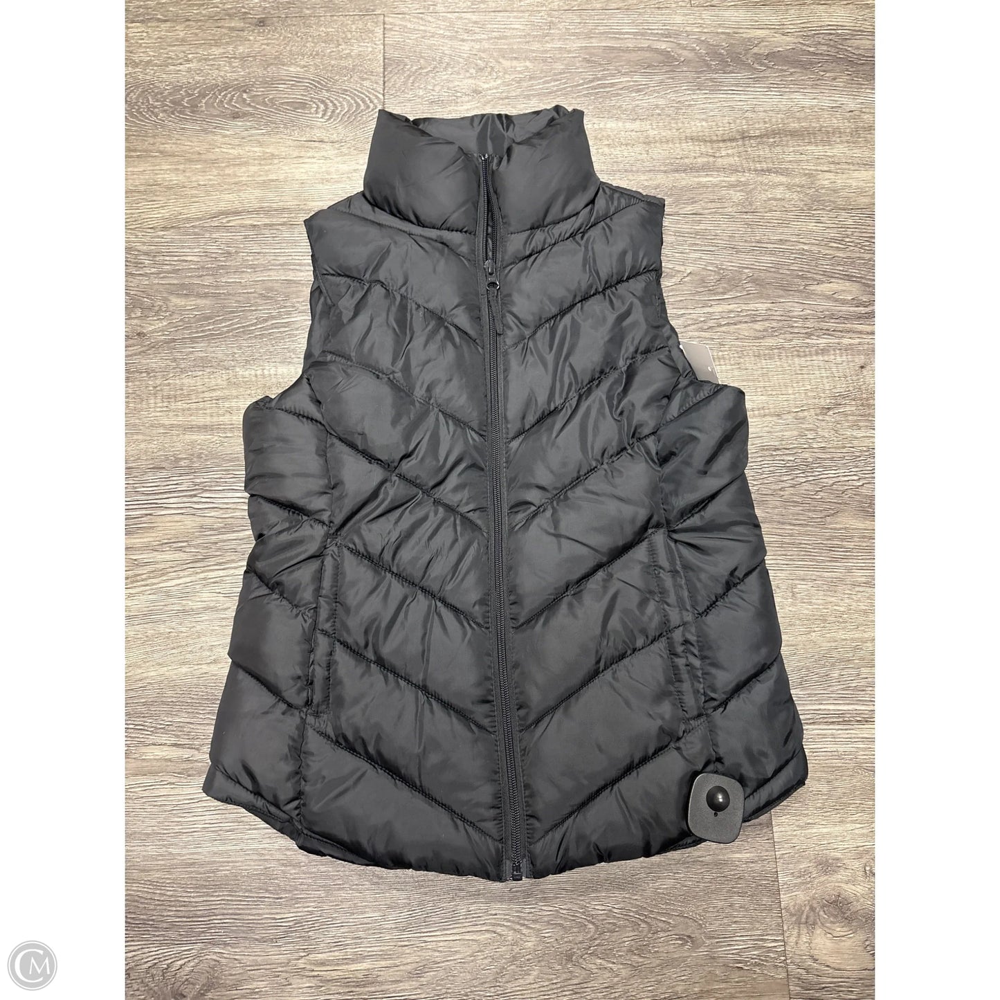 Vest Puffer & Quilted By So In Black, Size: Xs