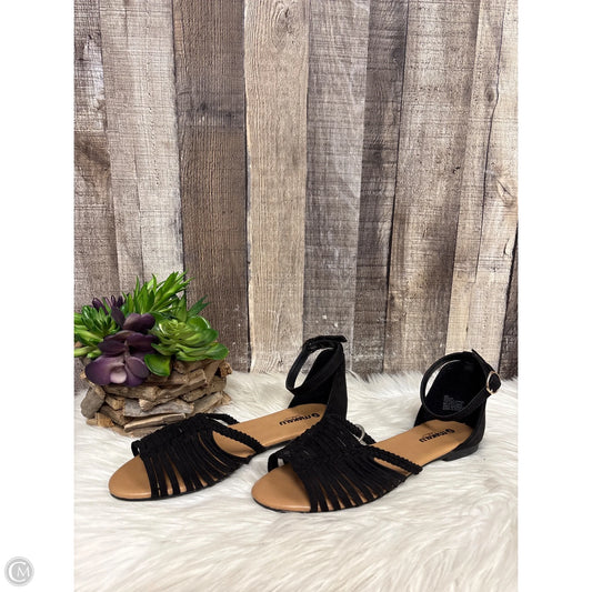 Sandals Flats By Cme In Black & Brown, Size: 8