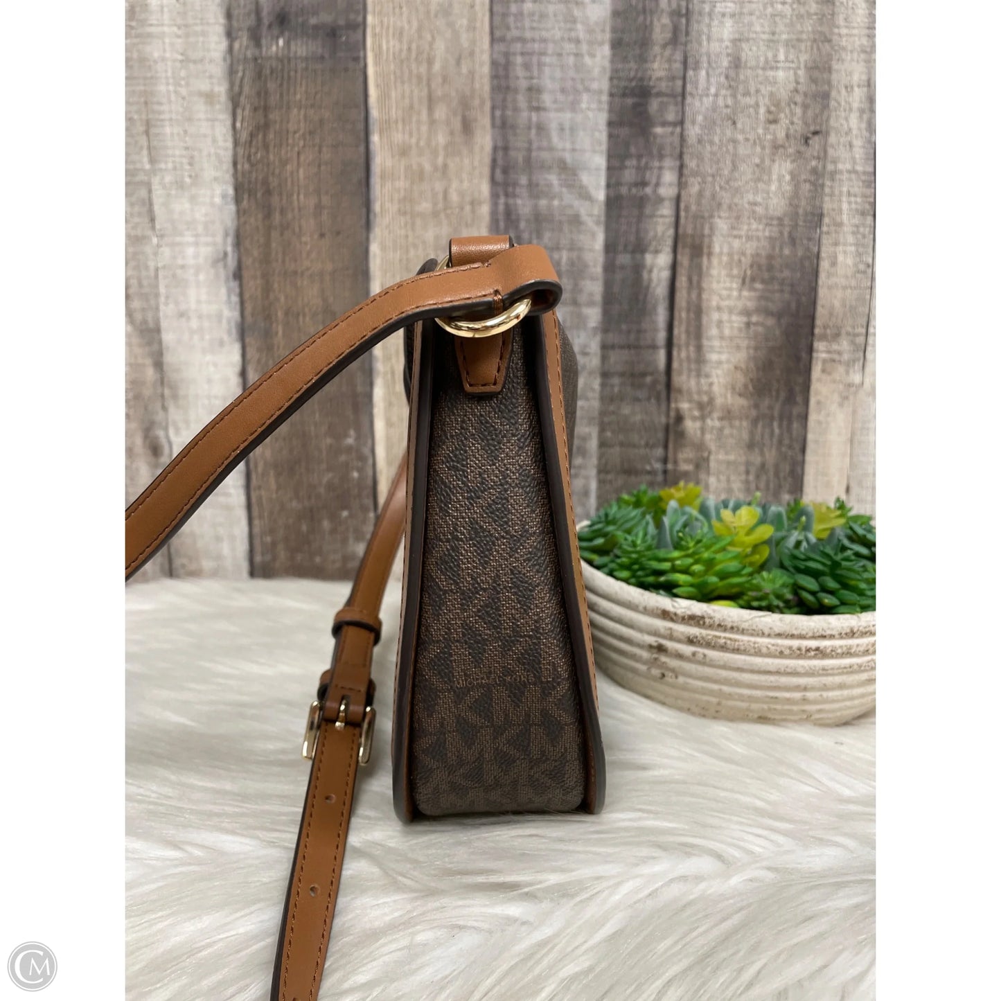 Crossbody Designer By Michael Kors, Size: Medium