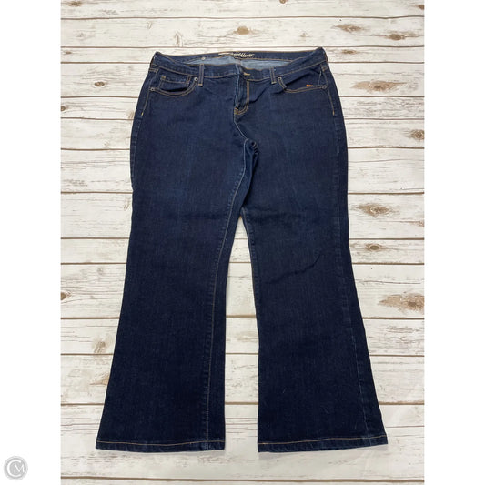 Jeans Straight By Old Navy In Blue Denim, Size: 14