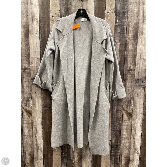 Sweater Cardigan By Cme In Grey, Size: S