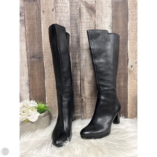 Boots Mid-calf Heels By Nine West In Black, Size: 8.5