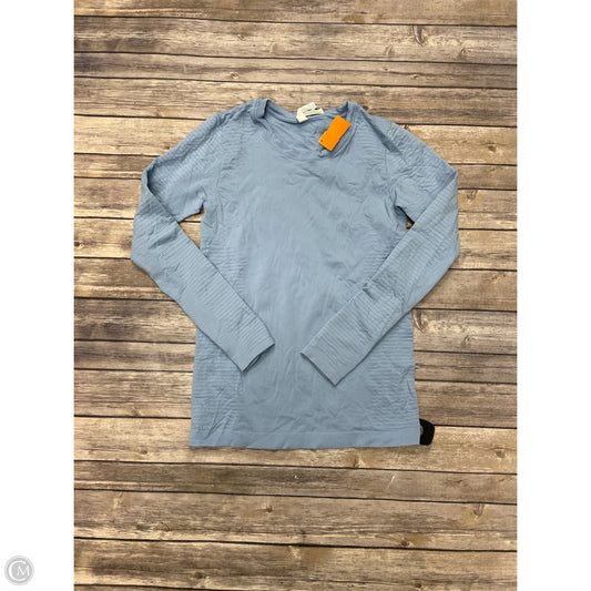 Athletic Top Long Sleeve Collar By Athleta In Blue, Size: S