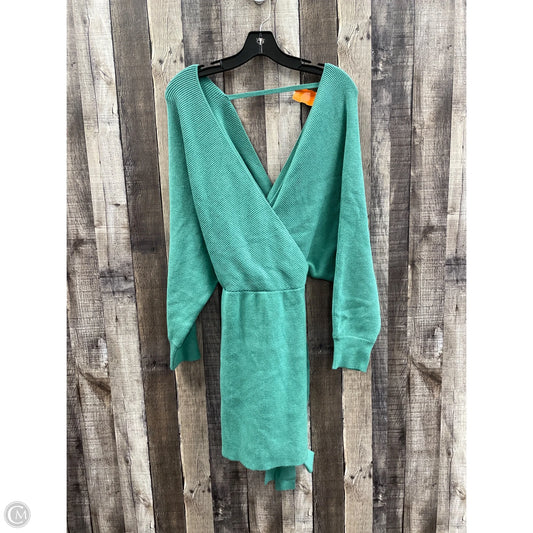 Top Long Sleeve By Pink Lily In Green, Size: Xl
