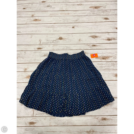 Skirt Mini & Short By Loft In Blue, Size: Xs