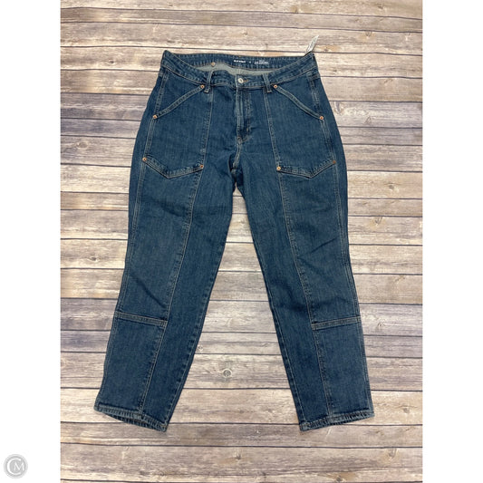 Jeans Straight By Old Navy In Blue Denim, Size: 12