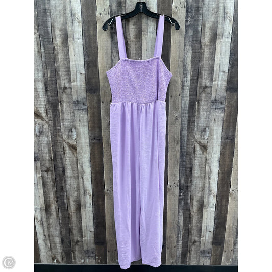 Jumpsuit By Cmf In Purple, Size: Xxl