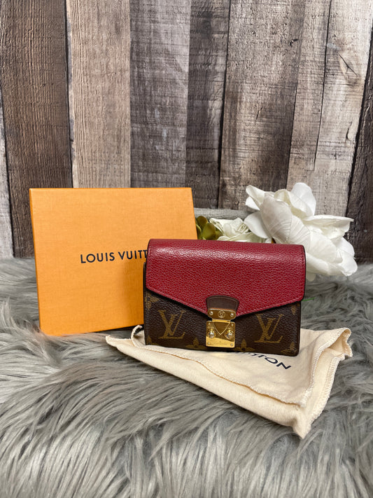 Wallet Luxury Designer By Louis Vuitton, Size: Small