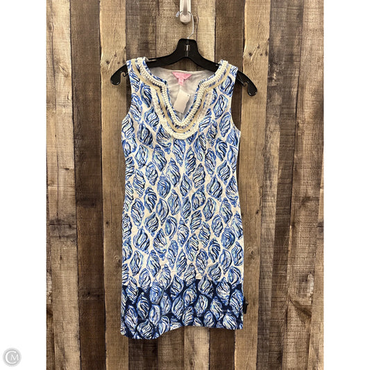 Dress Designer By Lilly Pulitzer In Blue, Size: Xxs